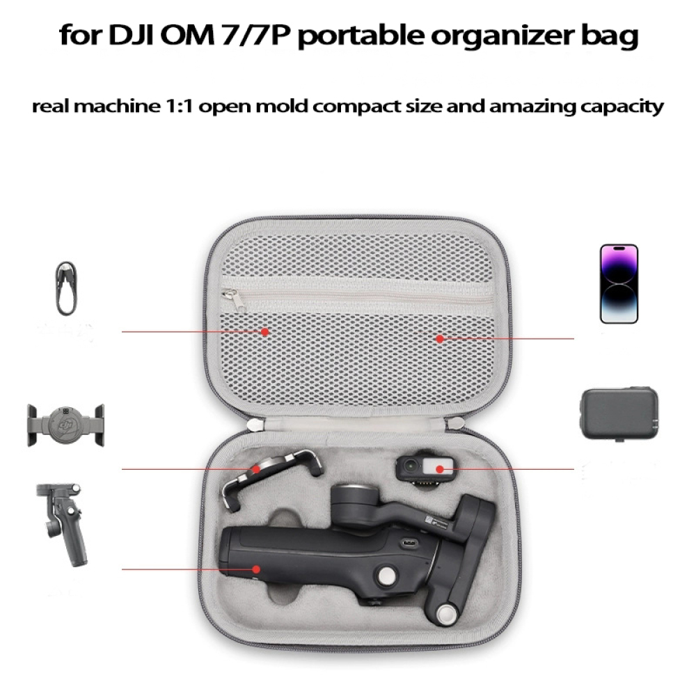 for Osmo Mobile 7P Case,Portab - Drone Gimbal Case recension och pris