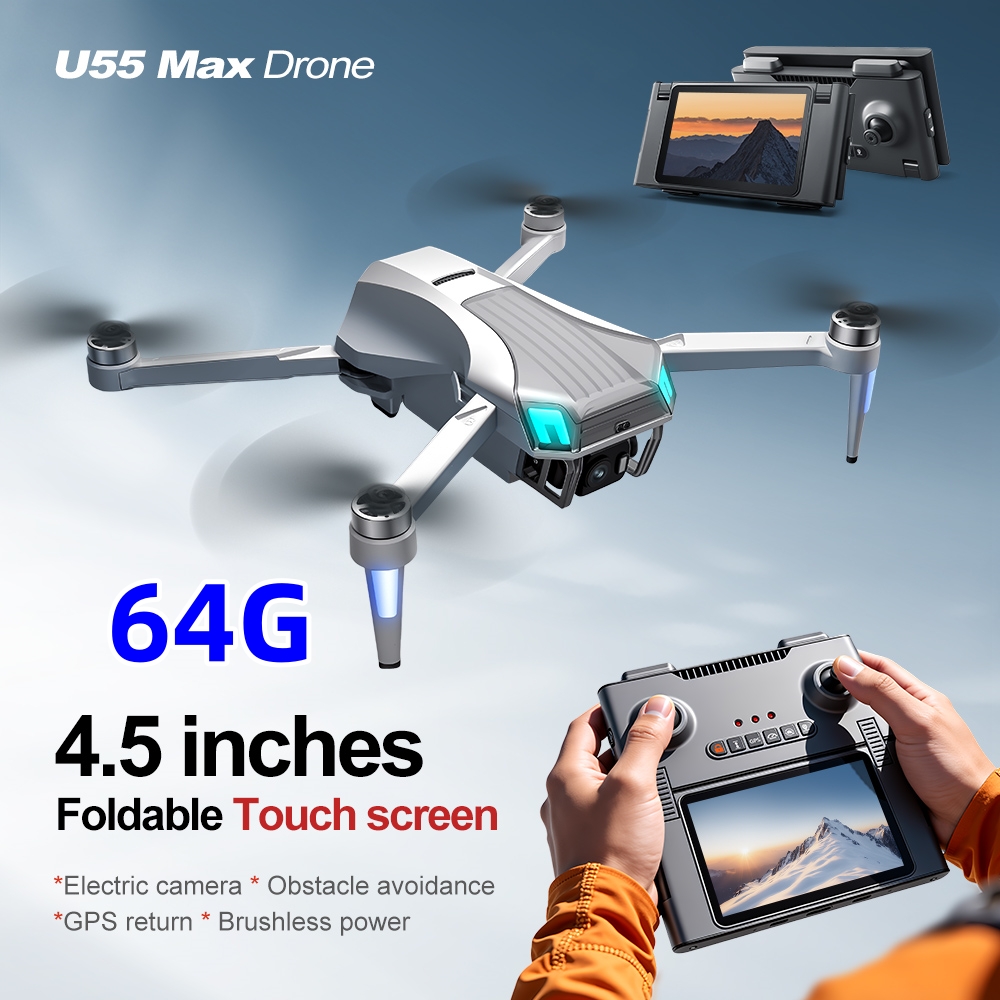 NCZOBOE U55 Optical Flow GPS D - Drone Gimbal 2 Axis recension och pris