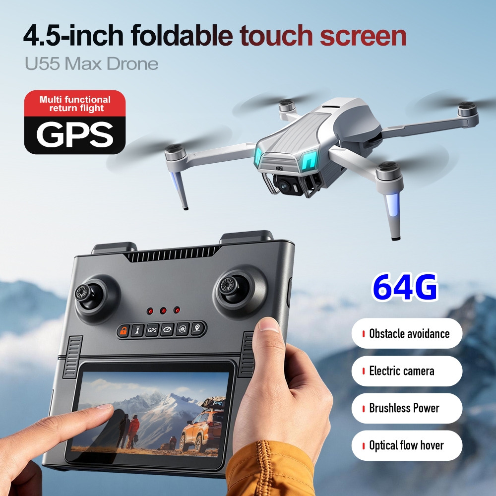 NCZOBOE U55 Optical Flow GPS D - Drone Gimbal 2 Axis recension och pris