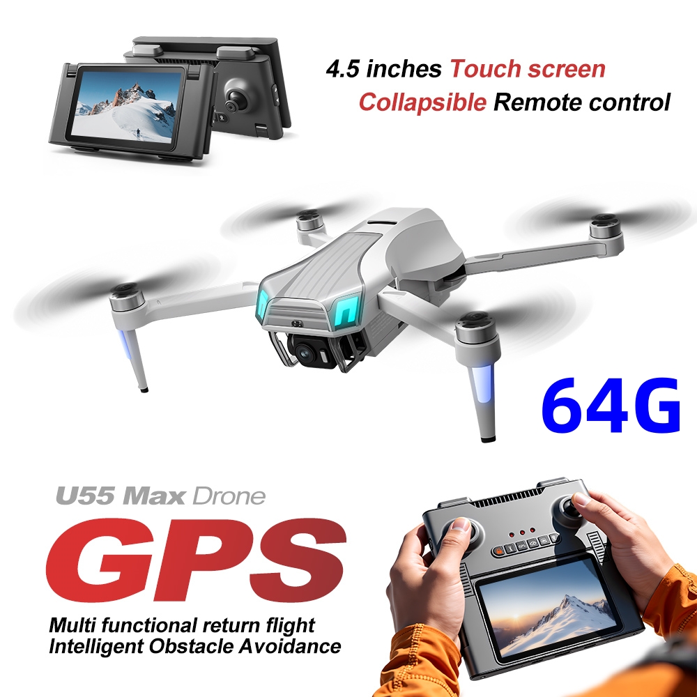NCZOBOE U55 RC Drone HD Dual C - Drone Gimbal 2 Axis recension och pris